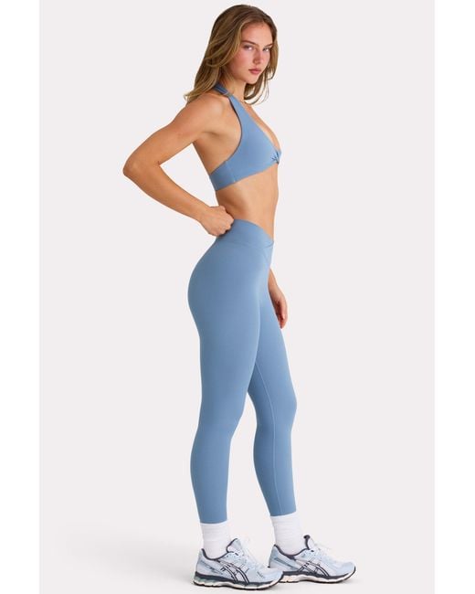 BO+TEE Blue Soft Active Leggings