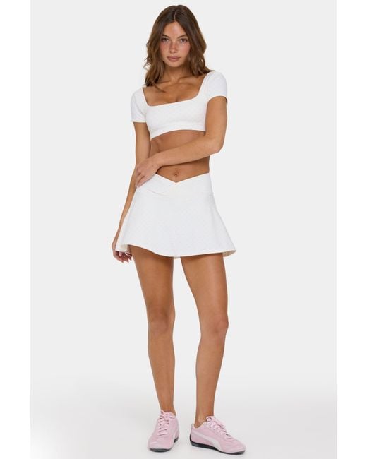 BO+TEE Pink Soft Active Mini Skort
