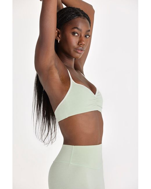 BO+TEE Green Soft Active Sports Bra