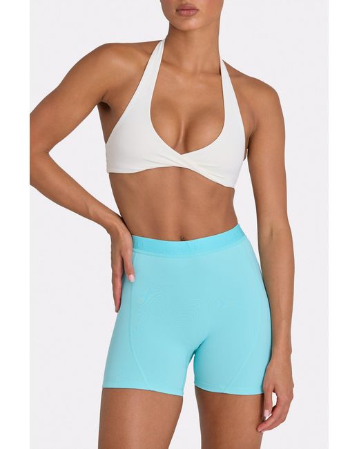 BO+TEE Blue Soft Active Mini Shorts
