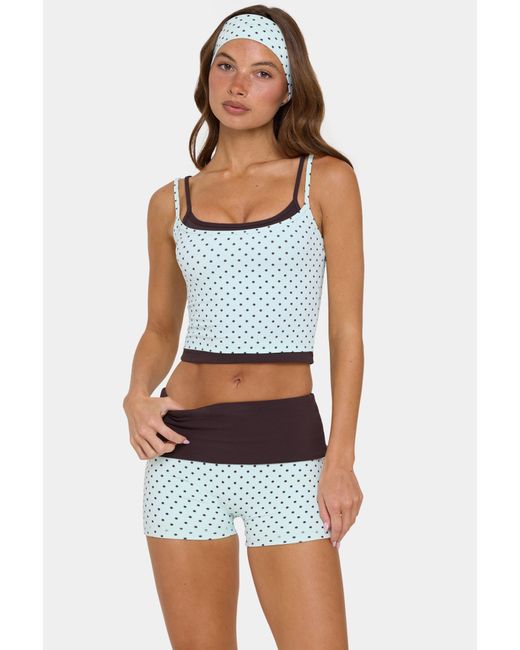 BO+TEE Green Soft Active Double-Layer Tank Top