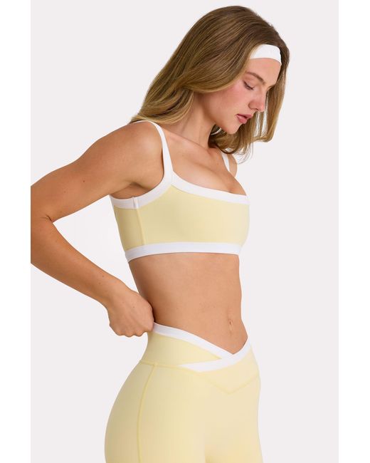 BO+TEE Yellow Soft Active Sports Bra