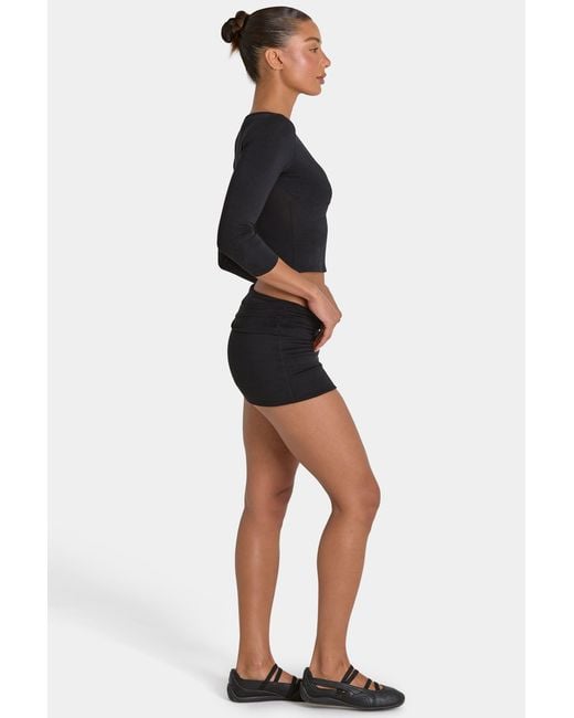 BO+TEE Black Buttercloud Skort