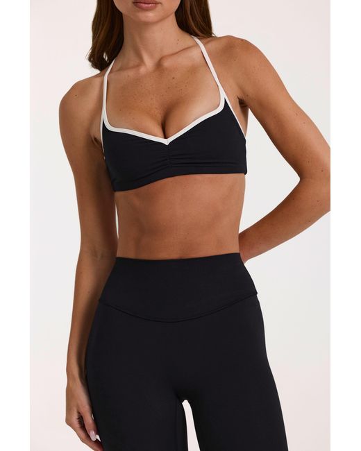 BO+TEE Black Soft Active Sports Bra