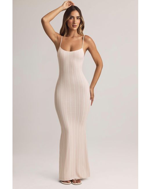 Oh Polly Multicolor Modal Scoop-Neck Strappy Maxi Dress