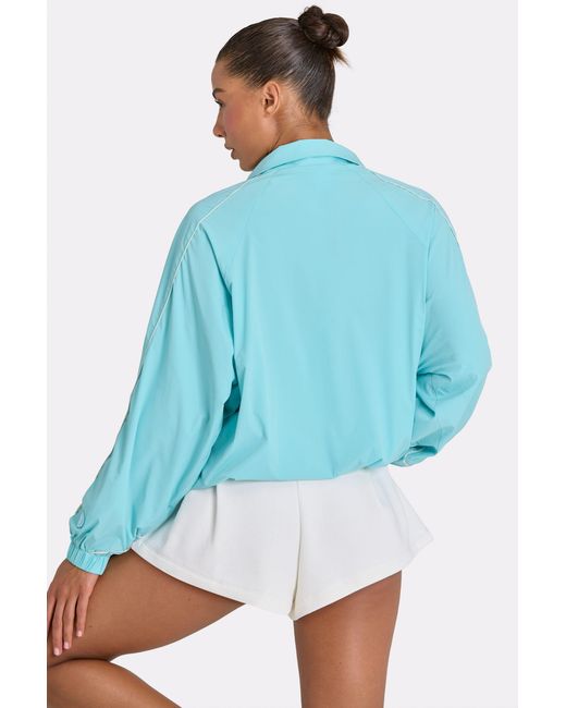 BO+TEE Blue Oversized Track Jacket