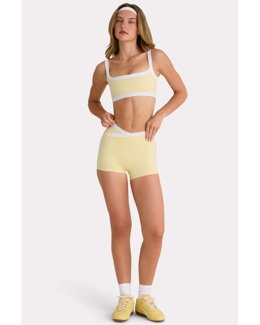 BO+TEE Yellow Soft Active Shorts