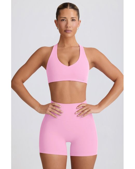 BO+TEE Pink Soft Active Mini Shorts