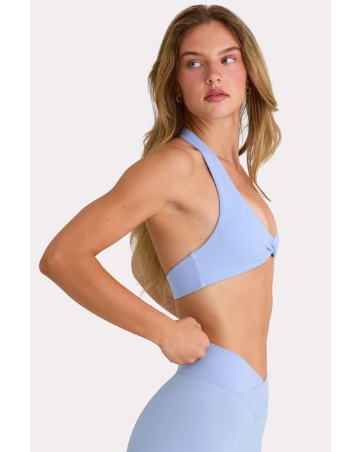 BO+TEE Blue Soft Active Sports Bra