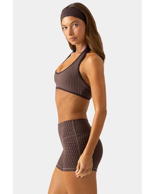 BO+TEE Brown Soft Active Mini Shorts