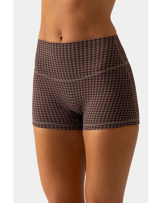 BO+TEE Brown Soft Active Mini Shorts