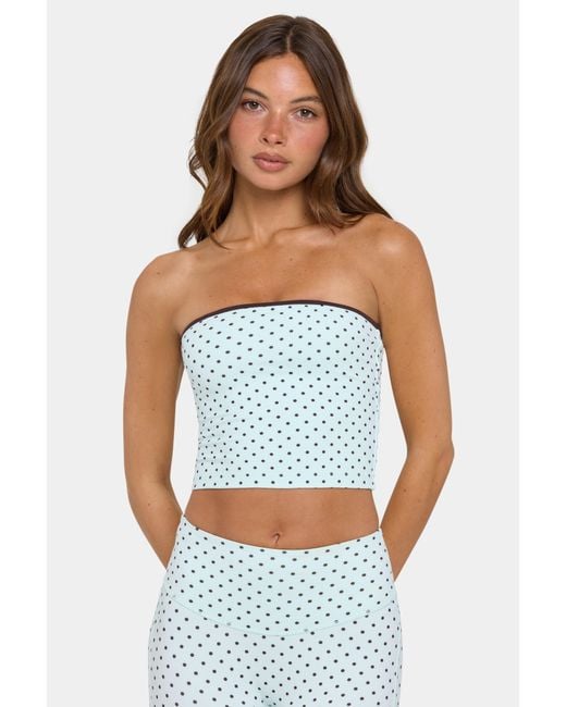 BO+TEE Green Soft Active Bandeau Top