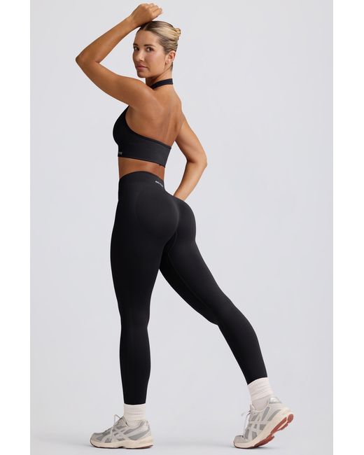 Women's Black Define Luxe High-Waist Leggings