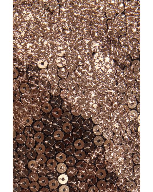Oh Polly Metallic Embellished Corset A-Line Mini Dress