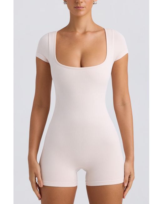 BO+TEE White Scoop-Neck Unitard