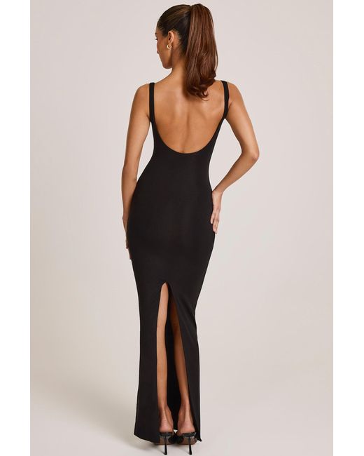Oh Polly Multicolor Modal Square Neck Maxi Dress