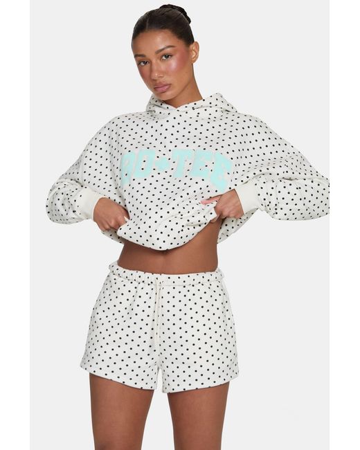 BO+TEE White Sweat Shorts