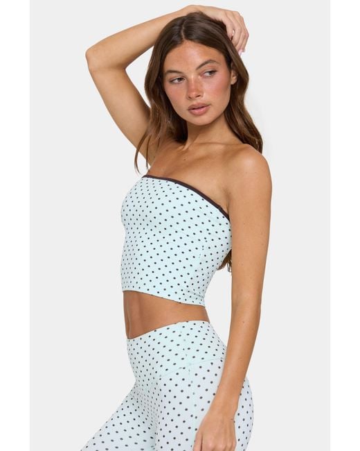 BO+TEE Green Soft Active Bandeau Top