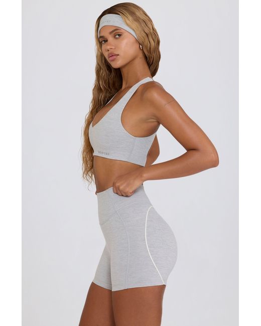 BO+TEE Gray Soft Active Mini Shorts