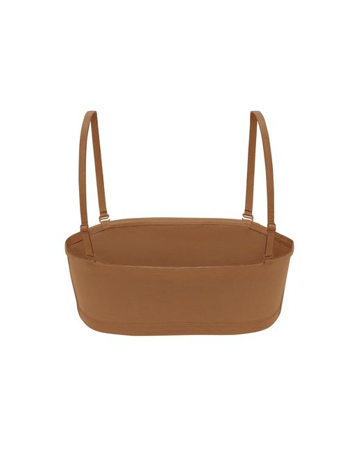 Oh Polly Brown Soft Mesh Bandeau Bra
