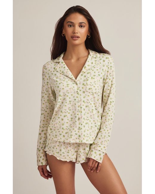 Oh Polly Multicolor Modal Long-Sleeve Pyjama Top