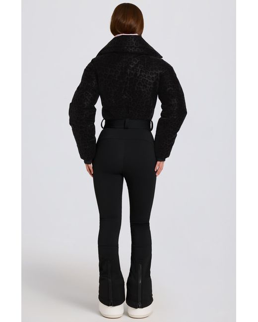 BO+TEE Black Waterproof Belted Layered Ski Suit