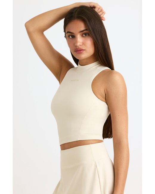 BO+TEE Natural Soft Active High-Neck Tank Top
