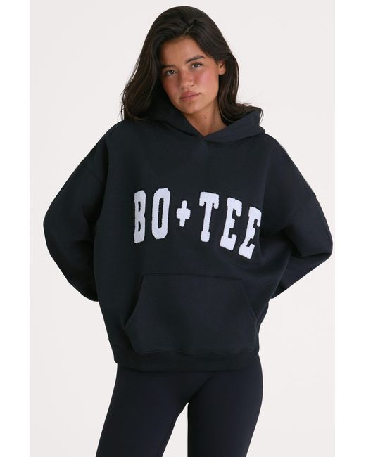 BO+TEE Black Oversized Hoodie