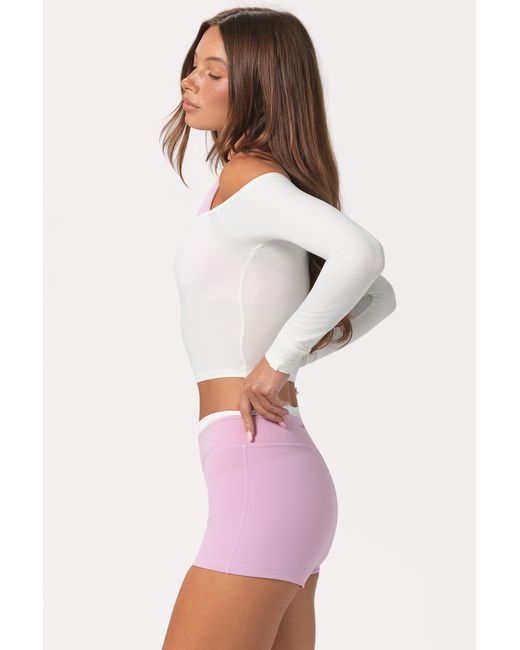 BO+TEE White Soft Jersey Off-Shoulder Top