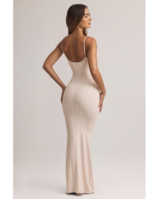 Oh Polly Multicolor Modal Scoop-Neck Strappy Maxi Dress