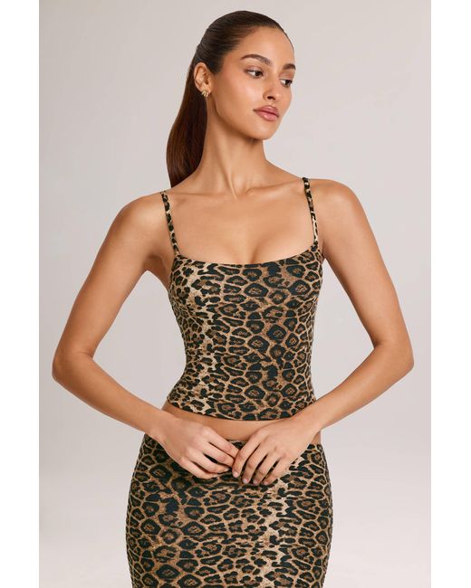 Oh Polly Multicolor Modal Scoop-Neck Tank Top