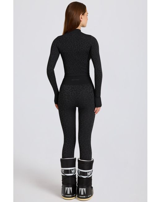 BO+TEE Black Thermal Base-Layer Leggings