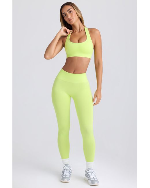 BO+TEE Green Super Sculpt Seamless Leggings