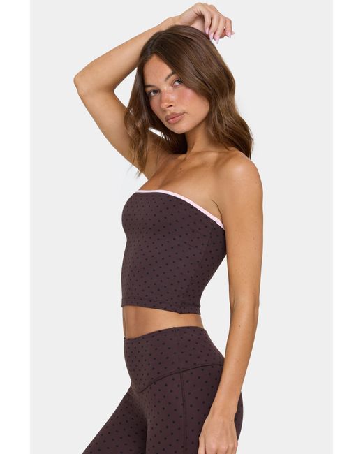 BO+TEE Brown Soft Active Bandeau Top