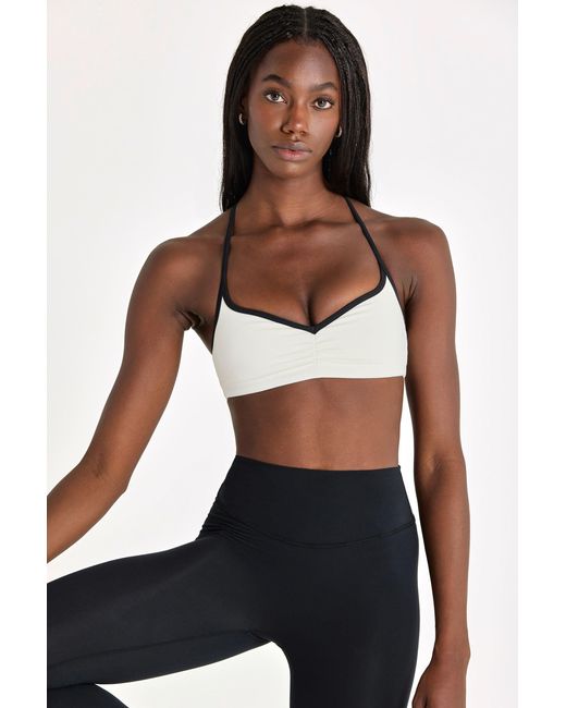 BO+TEE White Soft Active Sports Bra