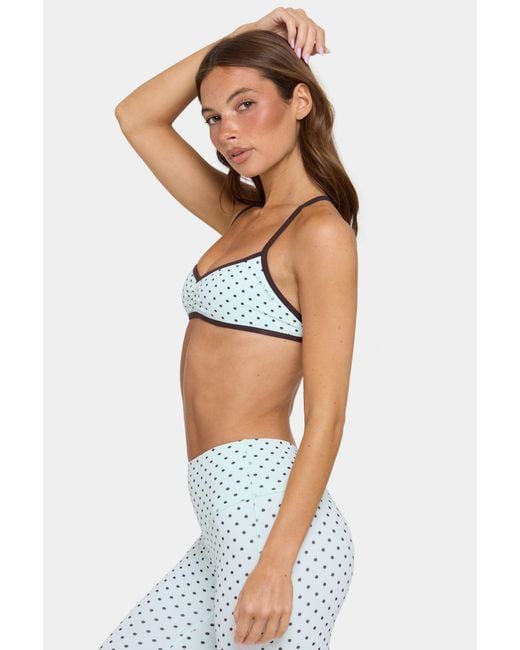 BO+TEE Green Soft Active Low-Impact Sports Bra