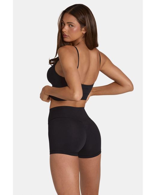 BO+TEE Black Soft Active Mini Shorts