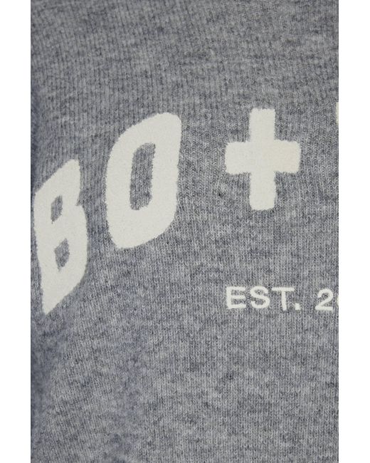BO+TEE Gray Soft Knit Oversized Jumper