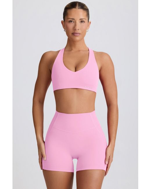 BO+TEE Pink Soft Active Mini Shorts