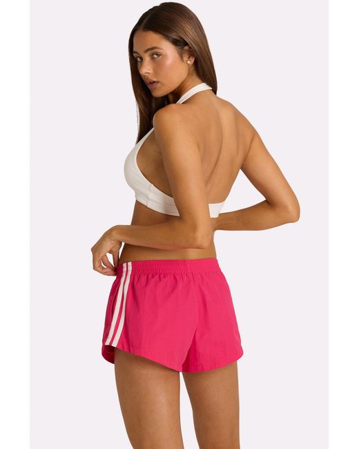 BO+TEE Pink Woven Track Shorts