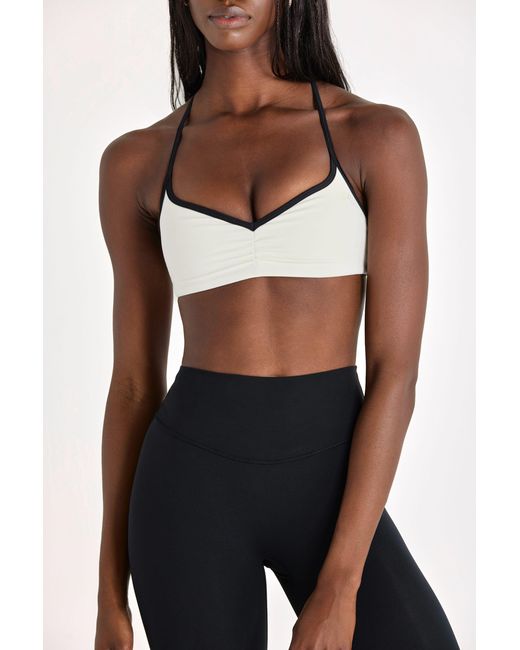 BO+TEE White Soft Active Sports Bra