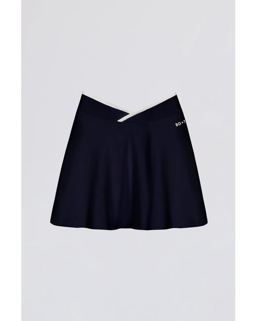 BO+TEE Blue Soft Active Crossover Mini Skort