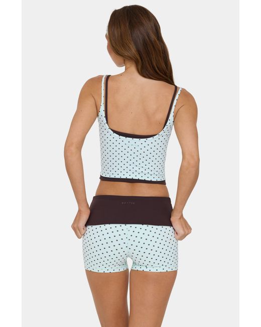BO+TEE Green Soft Active Double-Layer Tank Top