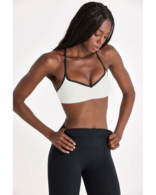 BO+TEE White Soft Active Sports Bra