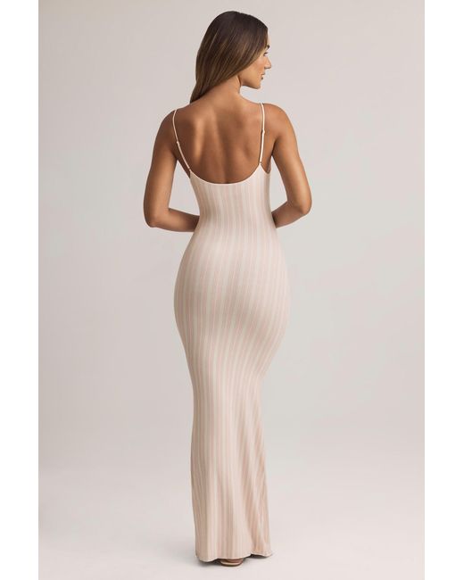 Oh Polly Multicolor Modal Scoop-Neck Strappy Maxi Dress