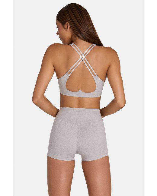 BO+TEE Gray Soft Active Mini Shorts