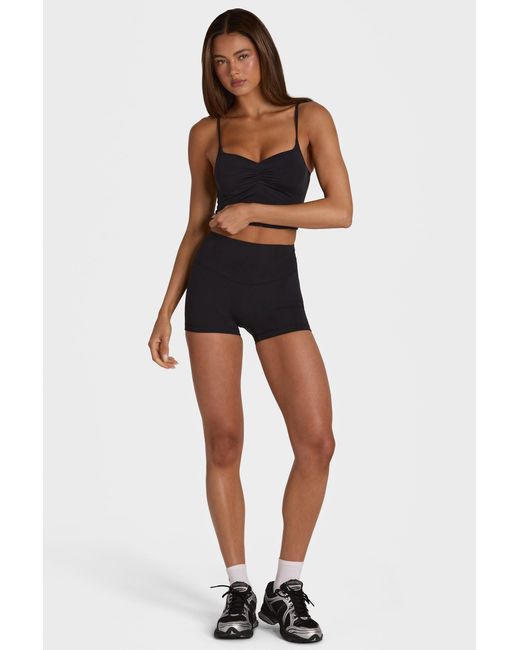 BO+TEE Black Soft Active Mini Shorts