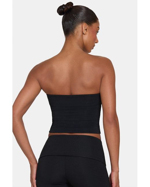 BO+TEE Black Buttercloud Tube Top