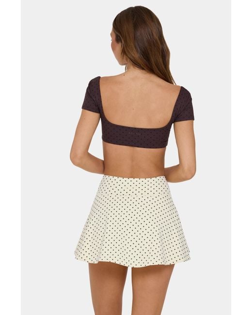 BO+TEE Yellow Soft Active Mini Skort