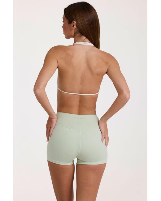 BO+TEE Green Soft Active Mini Shorts